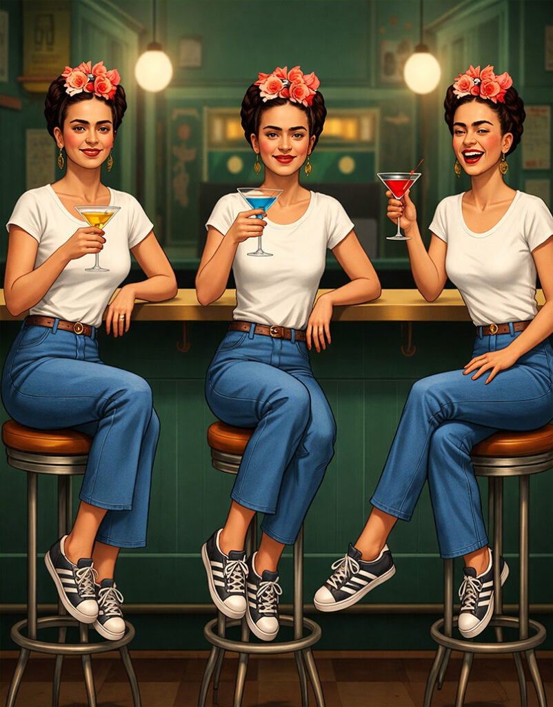 three young frida kaholos 30 x 40 kopie